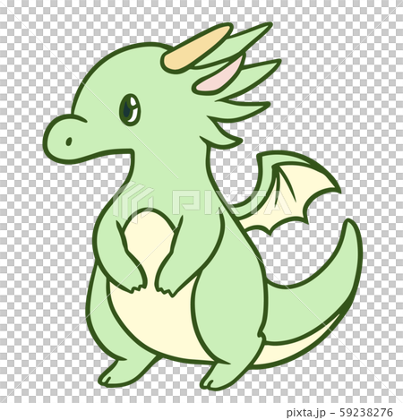 Illustration Of A Small Dragon Stock Illustration