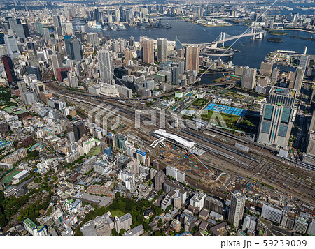建設中の高輪ゲートウェイ駅 59239009