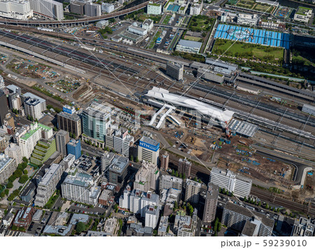 建設中の高輪ゲートウェイ駅 59239010