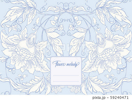 Stylized ornamental flowers in Jacobin Stylized ornamental flowers in Jacobin 59240471