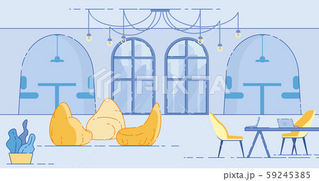 Contemporary Coworking Area with Working Space 59245385