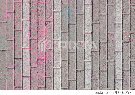 Multi colored paving slabs, powder coated with dry 59246957