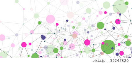 Line points connections geometric abstract background. 59247320