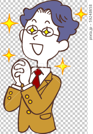希望を持つベージュの制服の男子学生 59248658