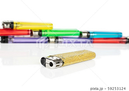 Plastic lighter isolated on white 59253124