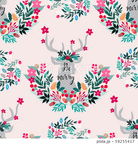 Christmas deer  pattern12 59255417
