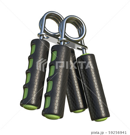Two fitness hand grippers 3D Two fitness hand grippers 3D 59256941