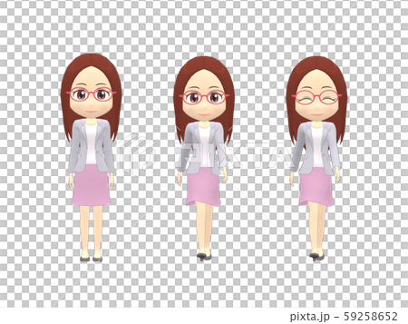 [Walk] Female Casual Straight Front 59258652