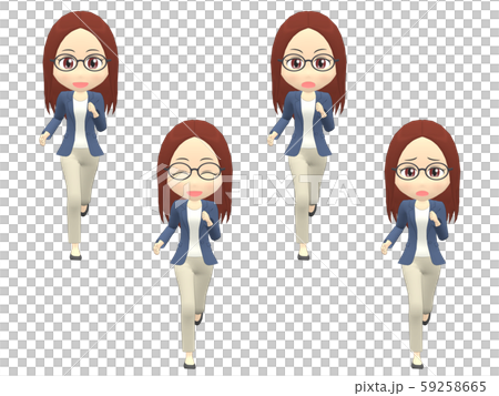 [Run] Female Casual Straight Front 59258665