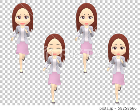 [Run] Female Casual Straight Front 59258666