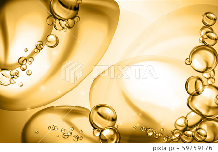 Gas and oil shapes and bubbles - vector illustration. 59259176