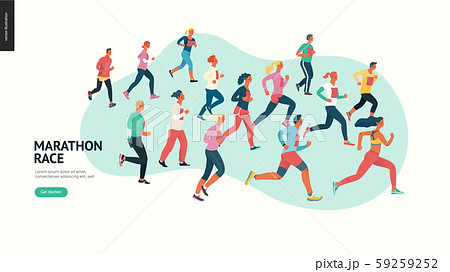 Marathon race group Marathon race group 59259252