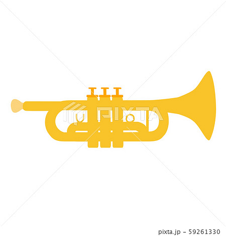 Trumpet Vector Illustration Orchestra Brass Stock Illustration