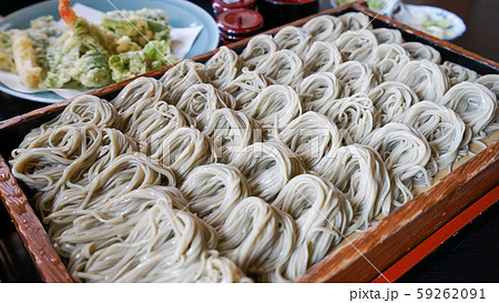 新潟名物、へぎそばと天ぷら 新潟名物、へぎそばと天ぷら 59262091