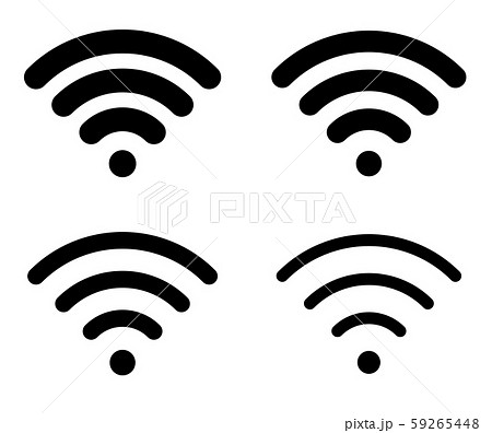 通信 Wi-Fiアイコンセット 通信 Wi-Fiアイコンセット 59265448