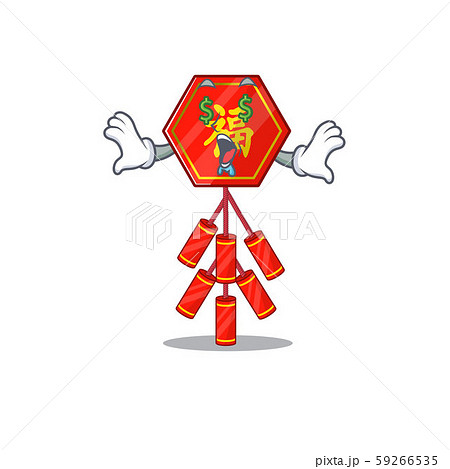 money eye isolated mascot chinese firecracker on cartoon money eye isolated mascot chinese firecracker on cartoon 59266535