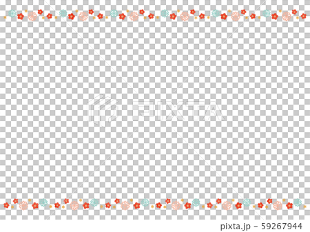 框架材料-梅花圖案圖像1技術 59267944