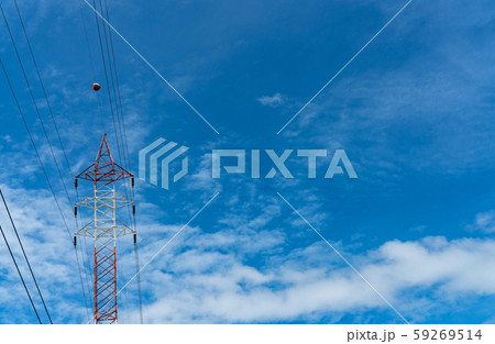 High voltage electric tower and transmission 59269514