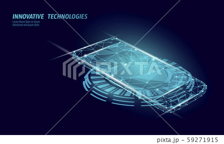 3D realistic inductive charging pad. Smartphone wireless cordless change power station. Modern 3D realistic inductive charging pad. Smartphone wireless cordless change power station. Modern 59271915