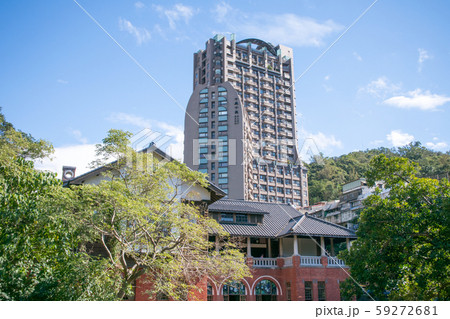 台湾 台北市 北投温泉 温泉街 台湾 台北市 北投温泉 温泉街 59272681