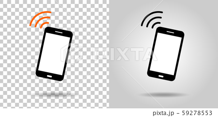 Smartphone icon communication - Stock Illustration [59278553] - PIXTA