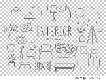 內飾和雜貨手繪 內飾和雜貨手繪 59279318