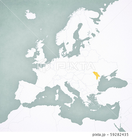 Map of Europe - Moldova 59282435