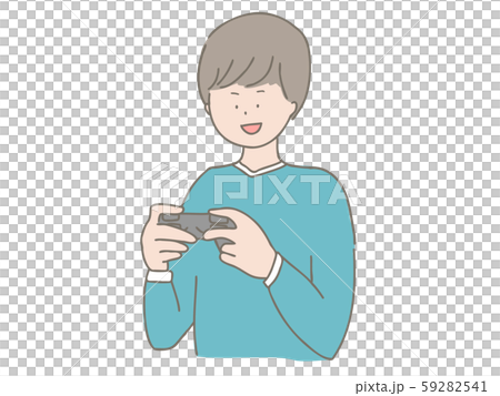  Boy playing games 59282541