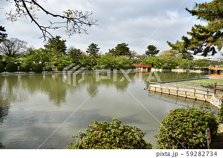 九華公園 橋 お堀 九華公園 橋 お堀 59282734