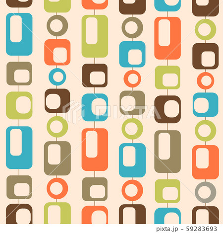 mid century style seamless pattern 59283693