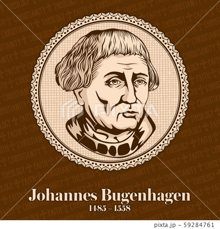 Johannes Bugenhagen (1485 – 1558), also called Doctor Pomeranus by Martin Luther, introduced the Protestant Reformation in the Duchy of Pomerania 59284761