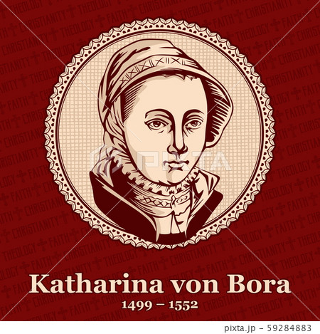 Katharina von Bora (1499 – 1552) was the wife of Martin Luther, German reformer and a seminal figure of the Protestant Reformation. Katharina von Bora (1499 – 1552) was the wife of Martin Luther, German reformer and a seminal figure of the Protestant Reformation. 59284883