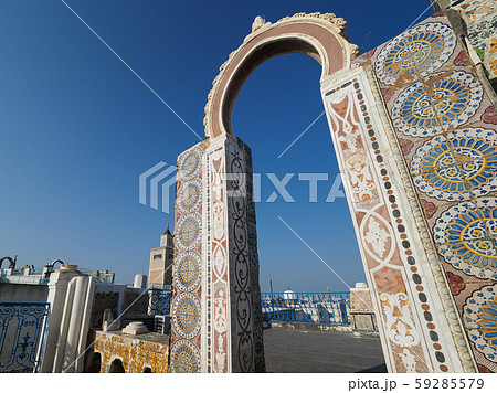 チュニジア・カフェ パノラマ メディナ/ Cafe Panorama Medina, Tunis 59285579