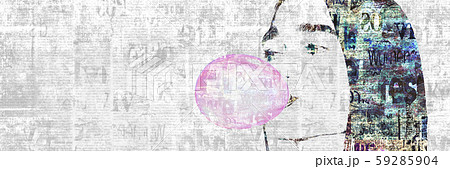 Contemporary art fashion background.  59285904