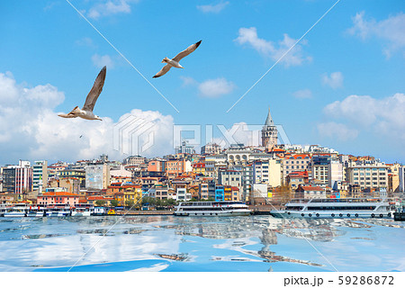 Bosphorus and Galata tower 59286872