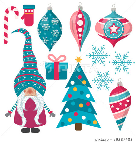 Beautiful flat design Christmas collection 59287403