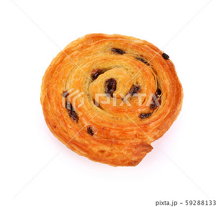 Danish raisin isolated on white Danish raisin isolated on white 59288133