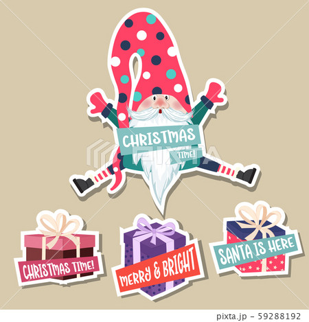 Christmas gnome sticker Christmas gnome sticker 59288192