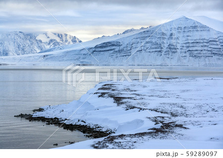 Raudfjord in the Svalbard Islands in the high Arctic Raudfjord in the Svalbard Islands in the high Arctic 59289097