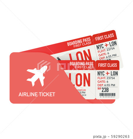 Airline tickets or boarding pass inside of special Airline tickets or boarding pass inside of special 59290263