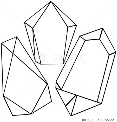 Vector geometric form. Isolated illustration element. Mosaic shape. 59290722