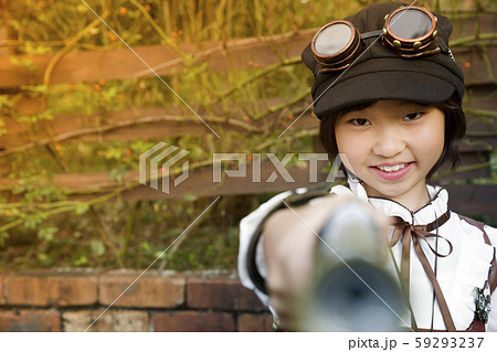 ハロウィンコスプレイメージ　スチームパンク女子 59293237