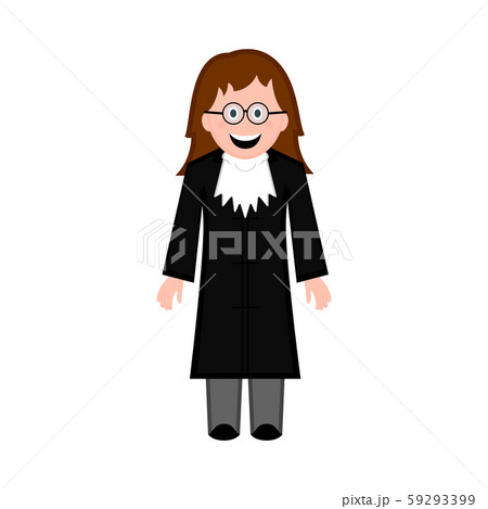 Isolated female judge icon Isolated female judge icon 59293399