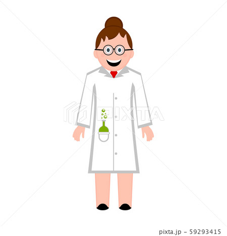 Isolated female scientist icon Isolated female scientist icon 59293415