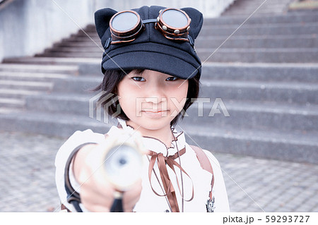 ハロウィンコスプレイメージ　スチームパンク女子 59293727