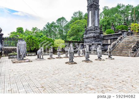 拝庭の石像 カイディン帝陵 ベトナム 拝庭の石像 カイディン帝陵 ベトナム 59294082