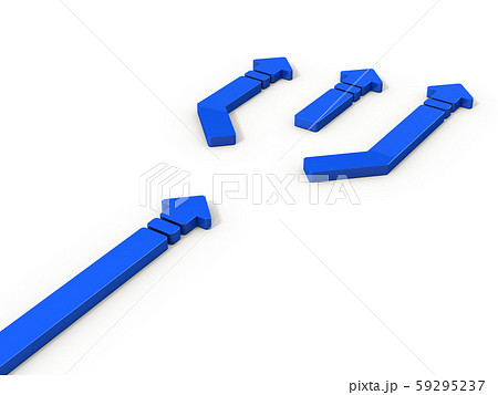 分裂を表すアブストラクト3DCG 59295237