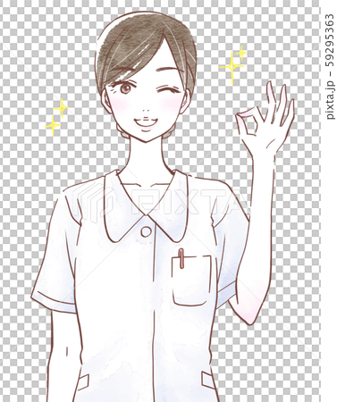 Young woman wearing nurse clothes and posing OK Young woman wearing nurse clothes and posing OK 59295363