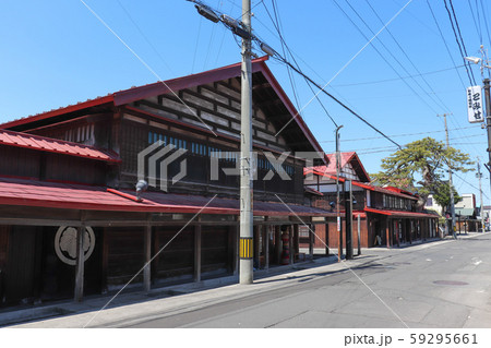 黒石市の中町こみせ通り(青森県) 黒石市の中町こみせ通り(青森県) 59295661