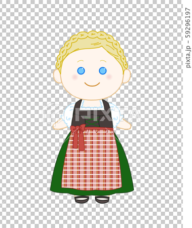 German folk costume Dirndl 59296197